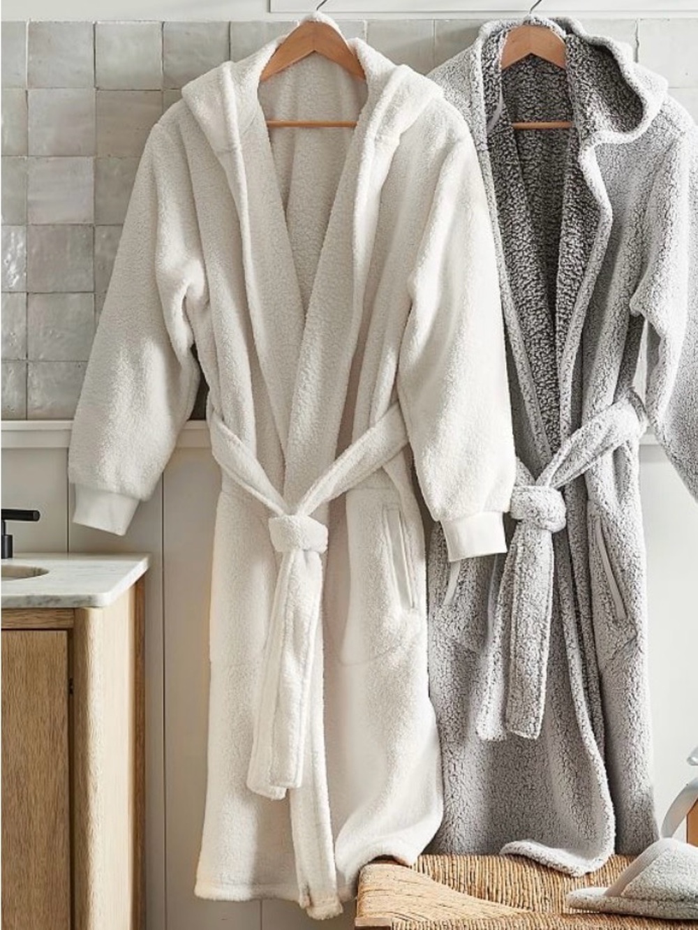 Pottery Barn Coziest Sherpa Robe